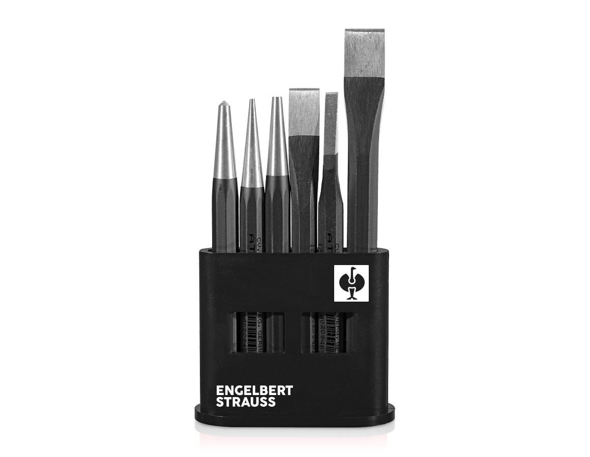 Stämjärn | Mejsel | Drivare: e.s. Mejselsats 6 delar