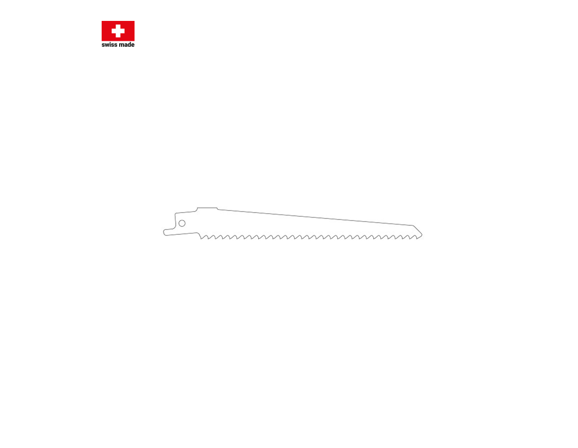 Sågar: Sabelsågblad för trä-/plastbearbetning