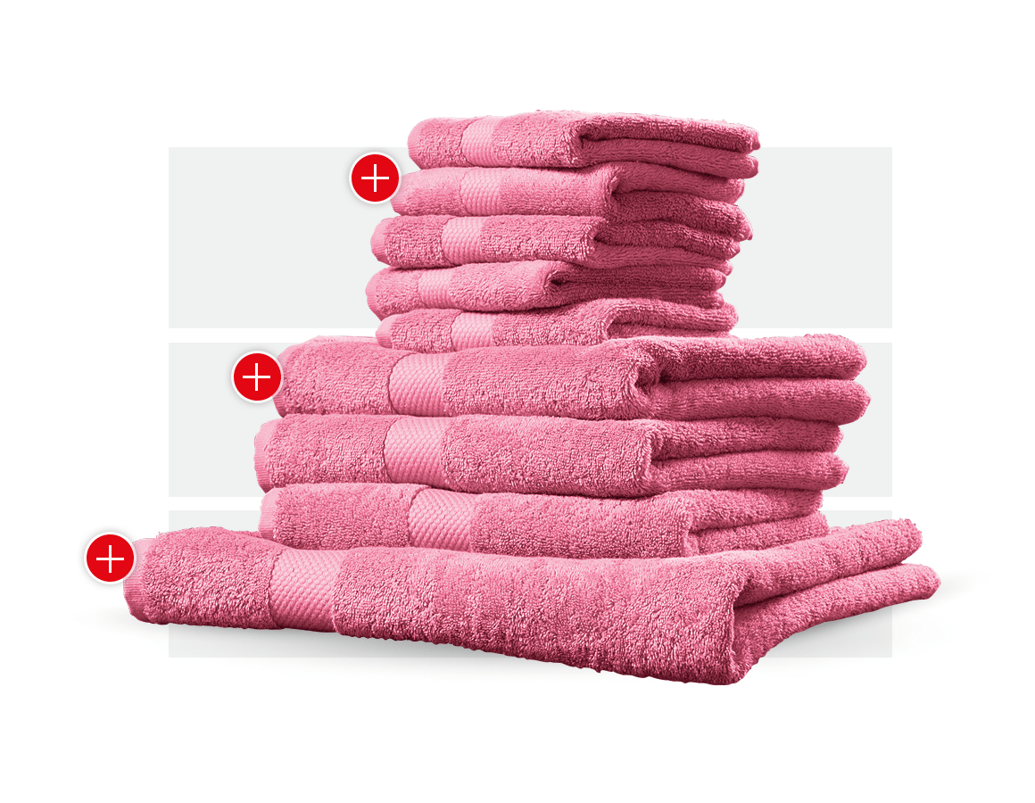 Verktyg & Tillbehör: Handduk Premium present-set + rosa