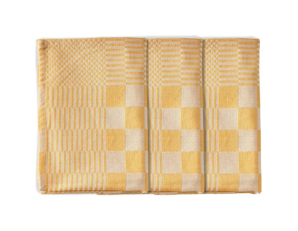 Tools & Equipment: e.s. Tea towels solid, pack of 3 + yellow