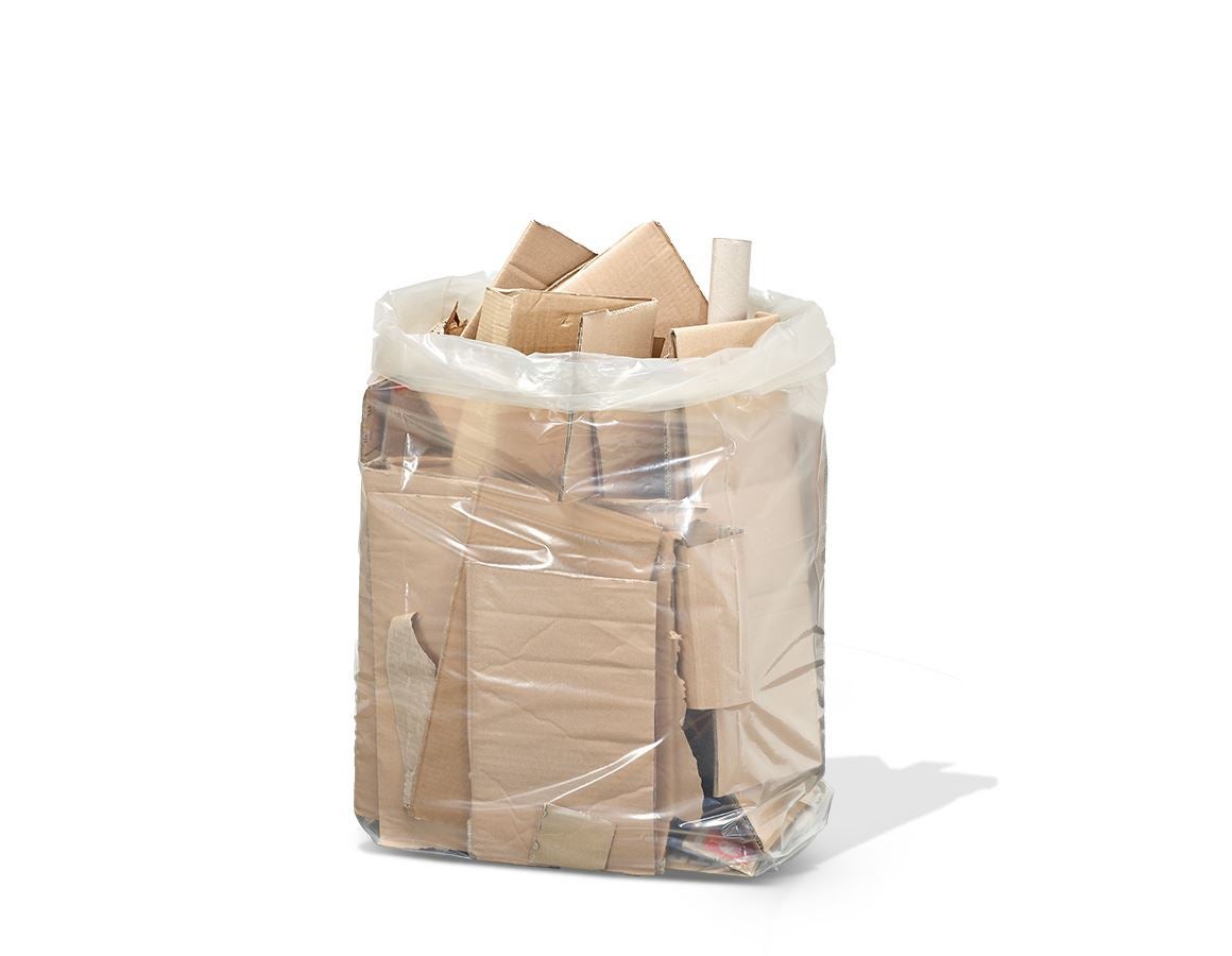 Waste bags | Waste disposal: 15x Rubbish sack Goliath transparent, 120l, 100 mμ