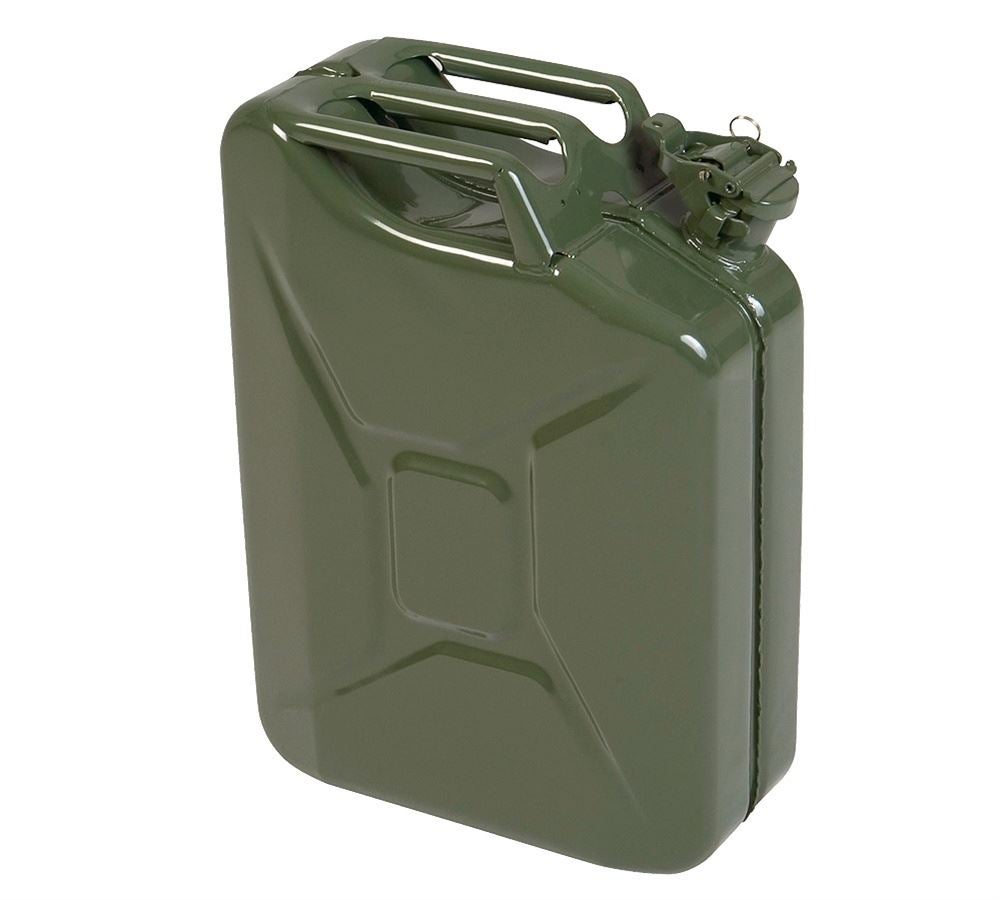 Containers: Metal fuel cans