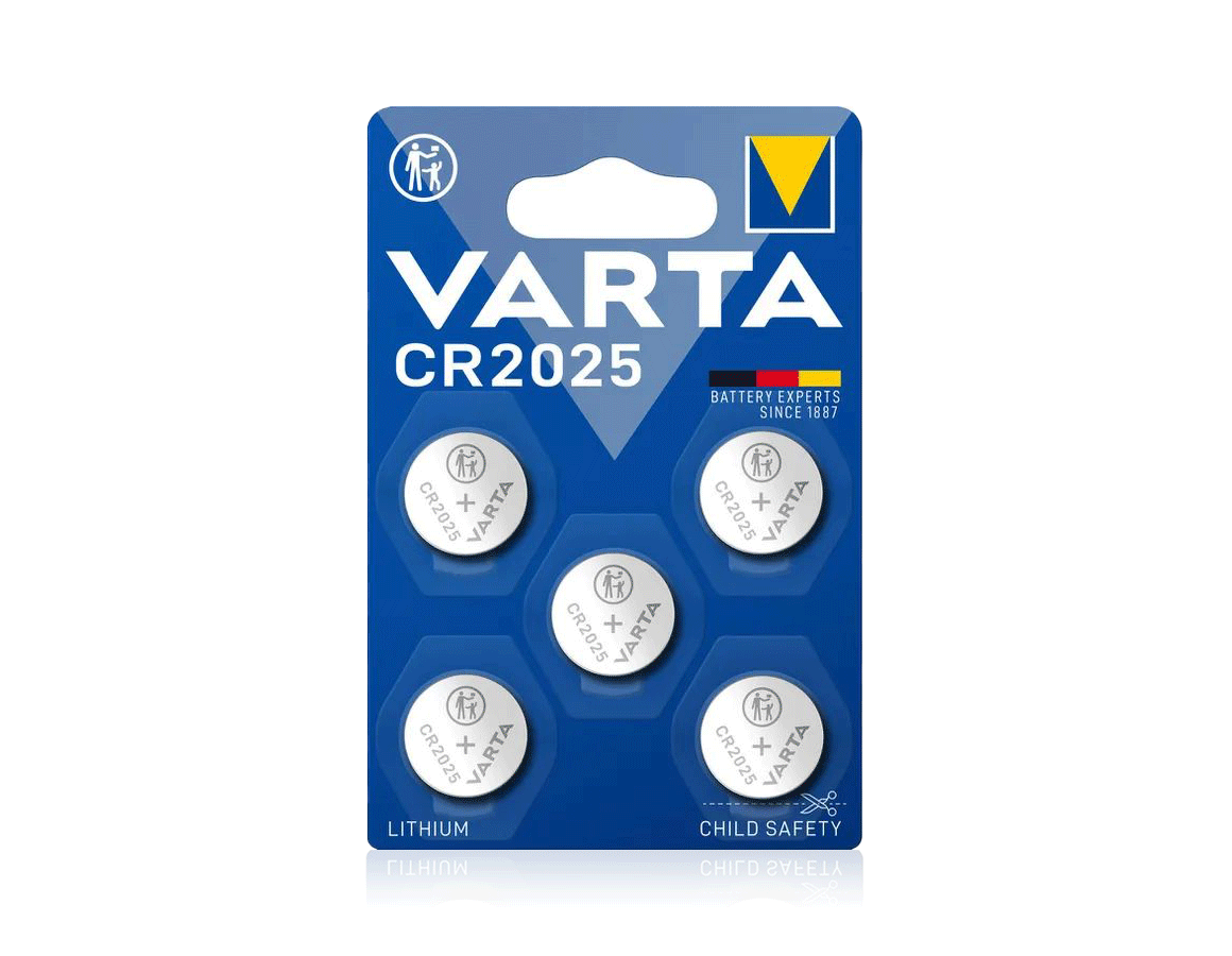 Electronics: VARTA button cells CR2025, pack of 5