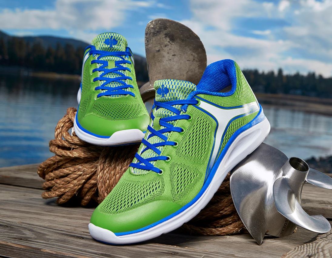 e.s. O1 Work shoes Asterope seagreen/gentianblue | Strauss