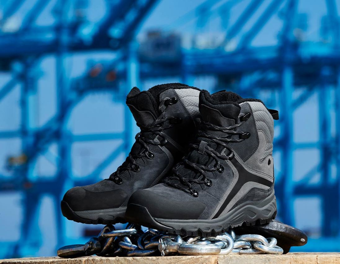 Winter shoes: O6 Work boots e.s. Culio + graphite/cement