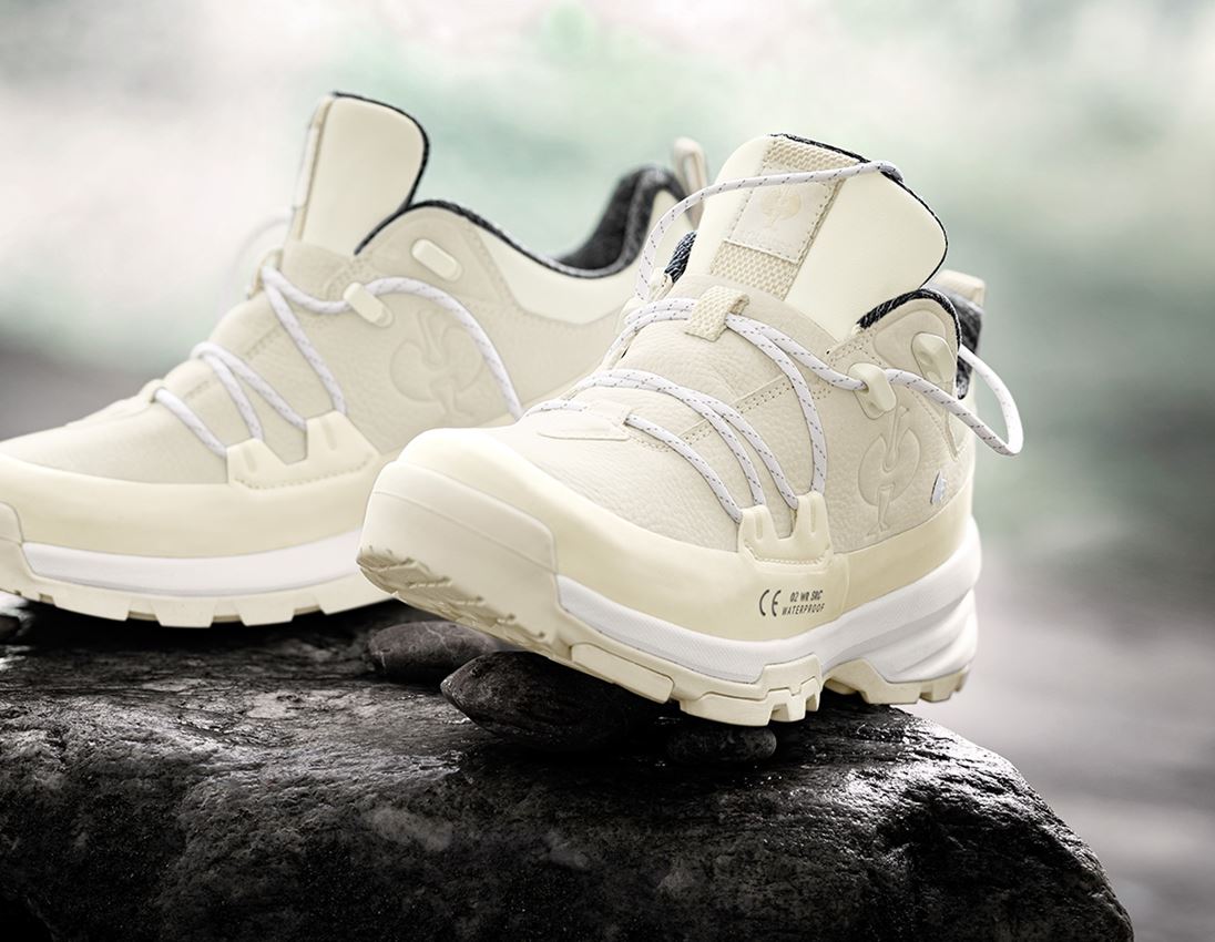 Footwear: O2 work shoes e.s. Ruma low + neutralbeige/white