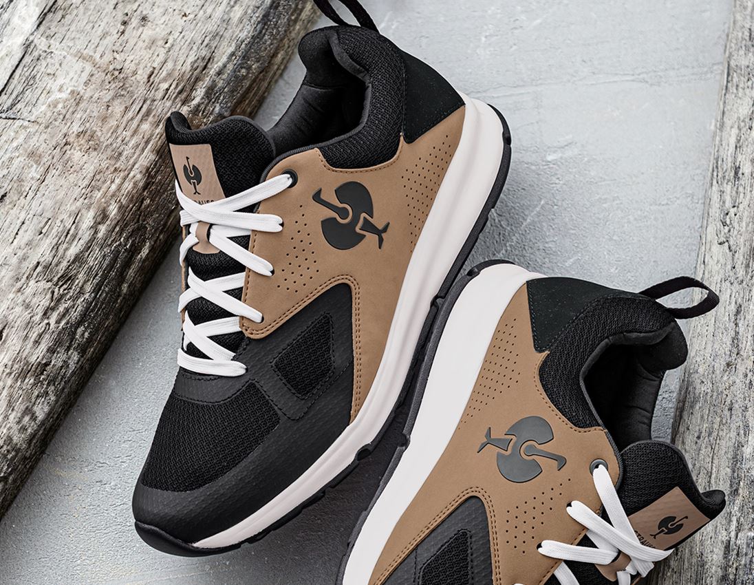 O1: O1 Work shoes e.s. Horen II + oxidblack/chamoisbrown