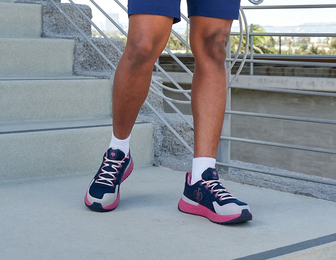 SB: SB Safety shoes e.s. Comoe low + deepblue/tarapink 2