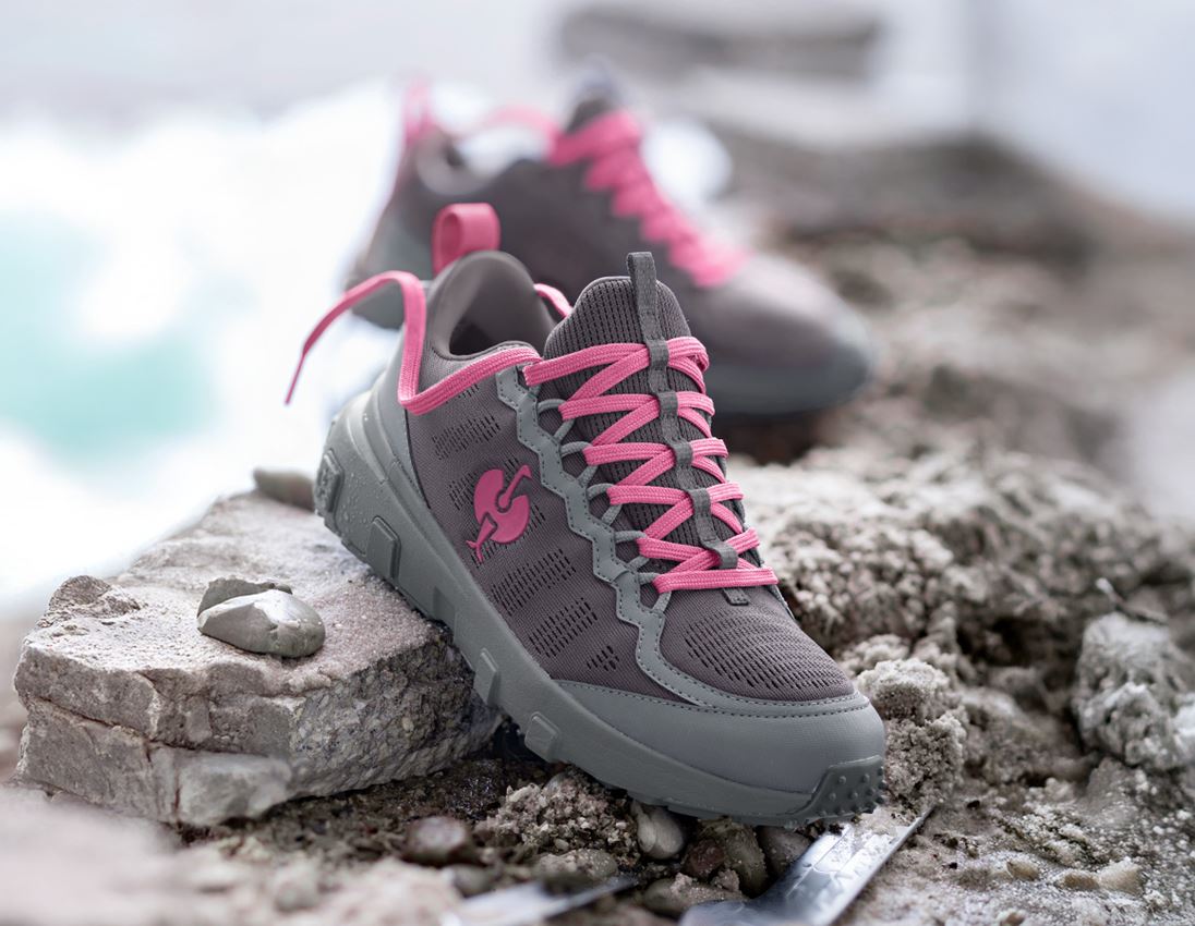 Hospitality | Catering: O6 Work shoes e.s. Poli low + basaltgrey/tarapink 1