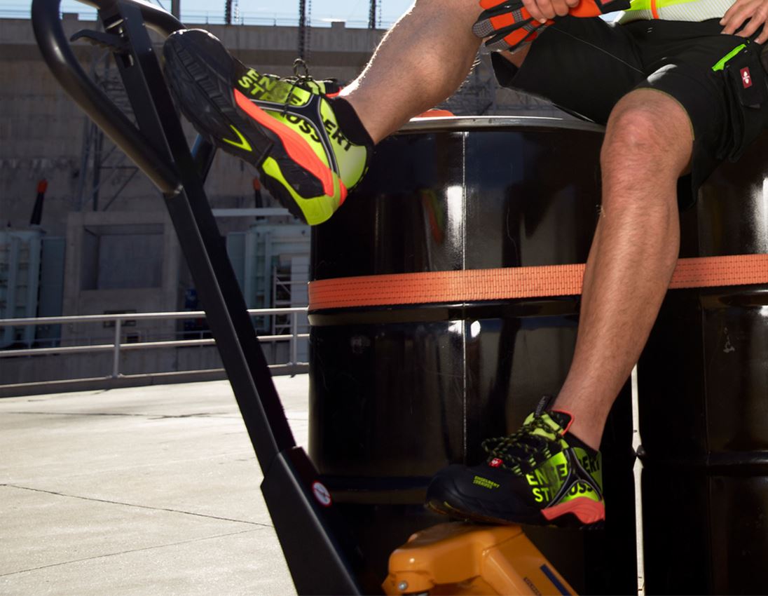 S1: e.s. S1 skyddslågskor Merak + svart/varselgul/varselorange 1