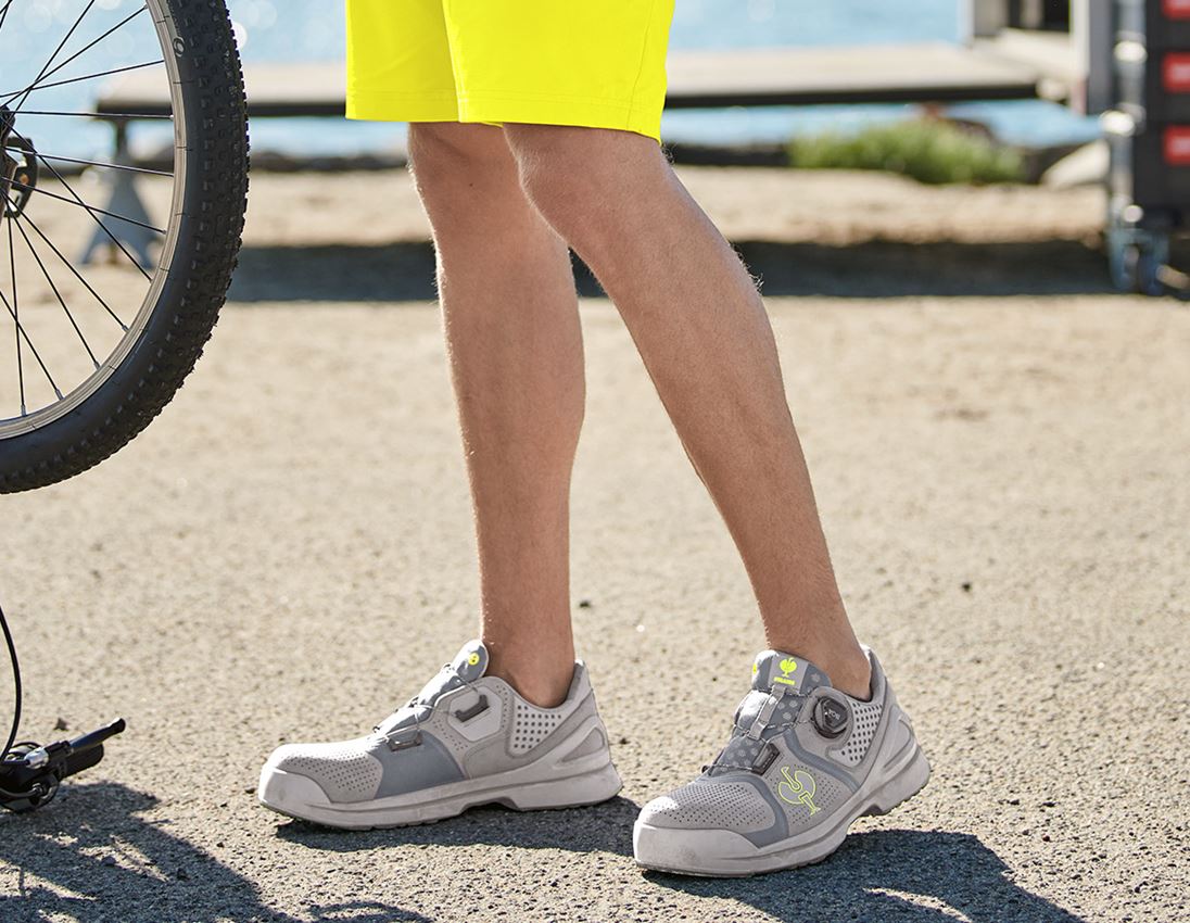 S1: S1 Safety shoes e.s. Mareb + pearlgrey/high-vis yellow 1