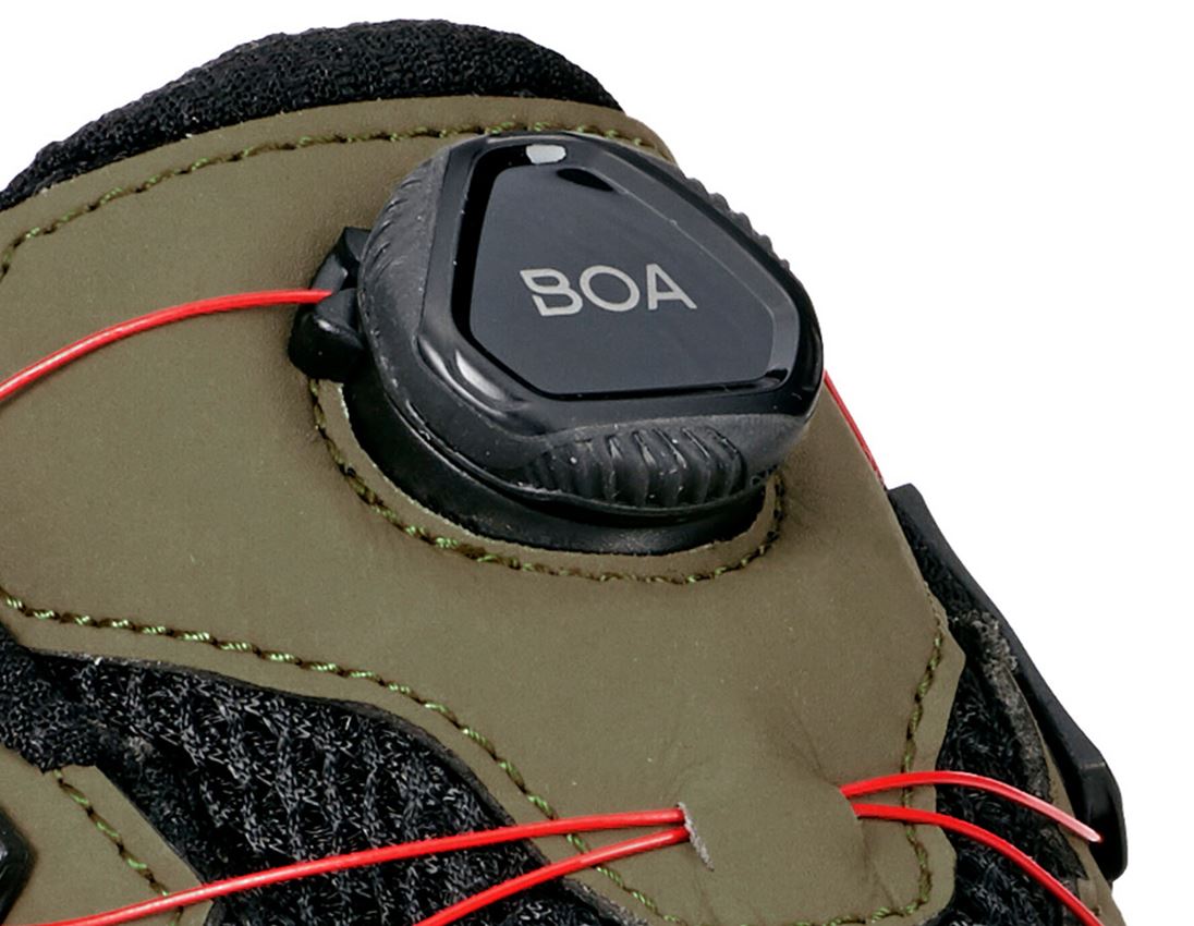 S1: S1 Safety shoes e.s. Nakuru low + stipagreen/solarred 2