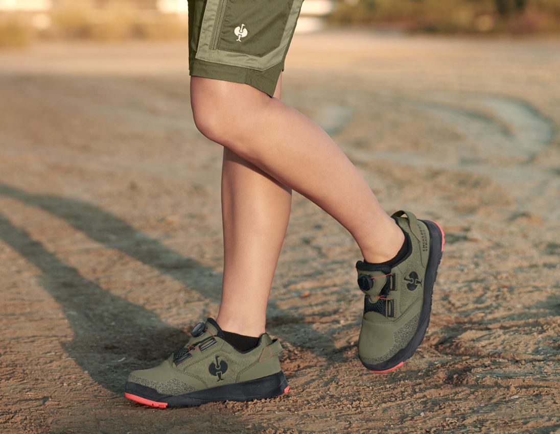 S1: S1 Safety shoes e.s. Nakuru low + stipagreen/solarred 1