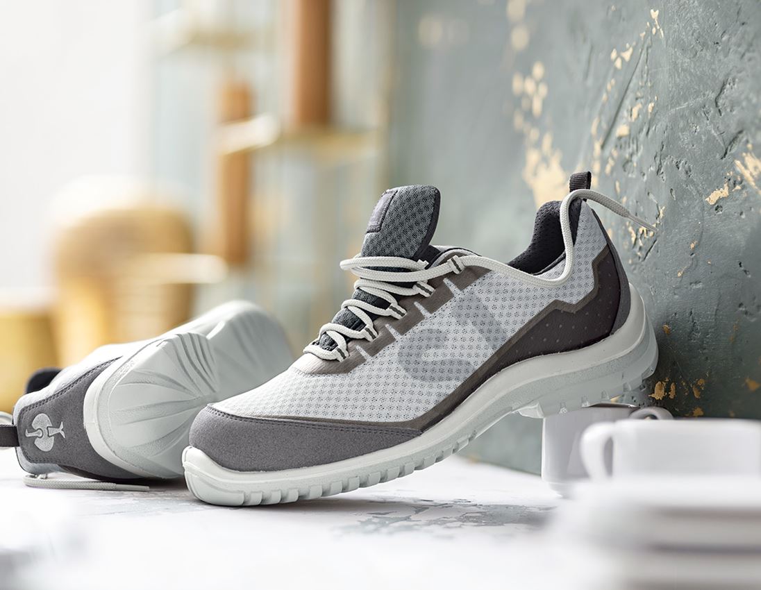 S1P: S1PS Safety shoes e.s. Cuenca + silver/anthracite