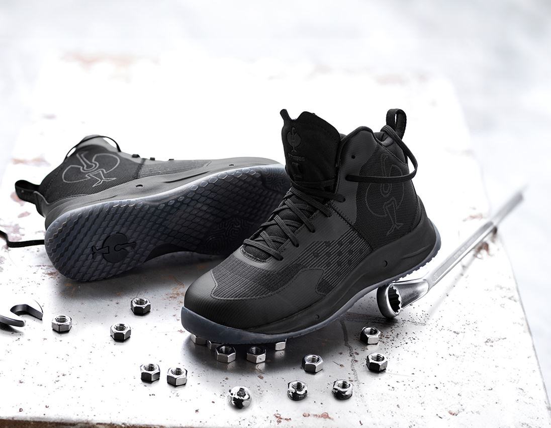 S1P: S1PS Safety shoes e.s. Marseille mid + black