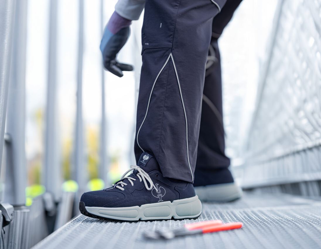 S1: S1 Safety shoes Strauss.1004 low + navy 2