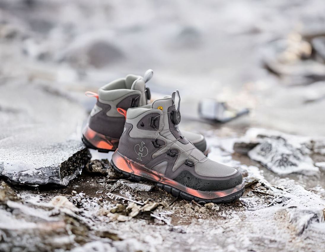 S7: S7S Safety boots e.s. Altadena mid + anthracite/high-vis orange