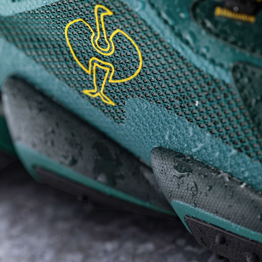 S7: S7S Safety shoes e.s. Peoria low + emeraldgreen/black 2