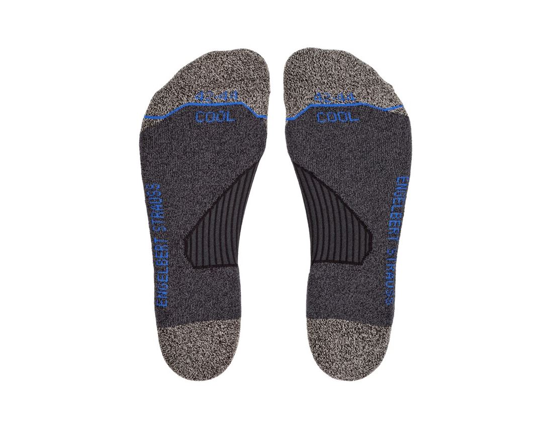 Socks: e.s. Allround functional socks cool/high + dark grey melange 1