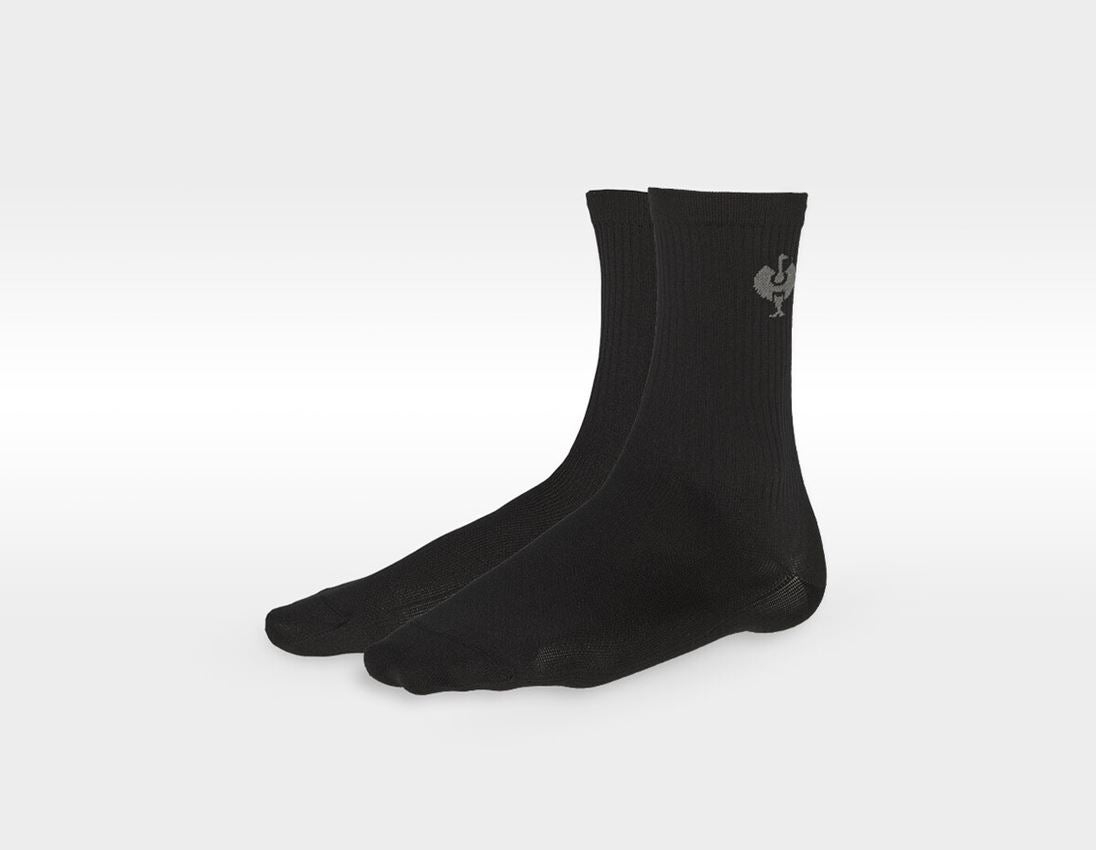 Sockor | Strumpor: Funktionsstrumpor e.s.trail light/high, 3pack + basaltgrå+svart/basaltgrå+svart