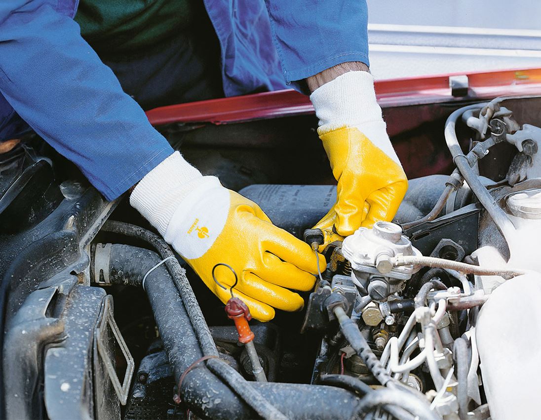 Coated: Nitrile gloves Monza