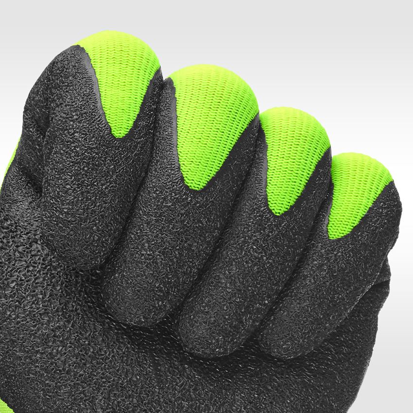 Belagda: Stickade latexhandskar Senso Grip 2