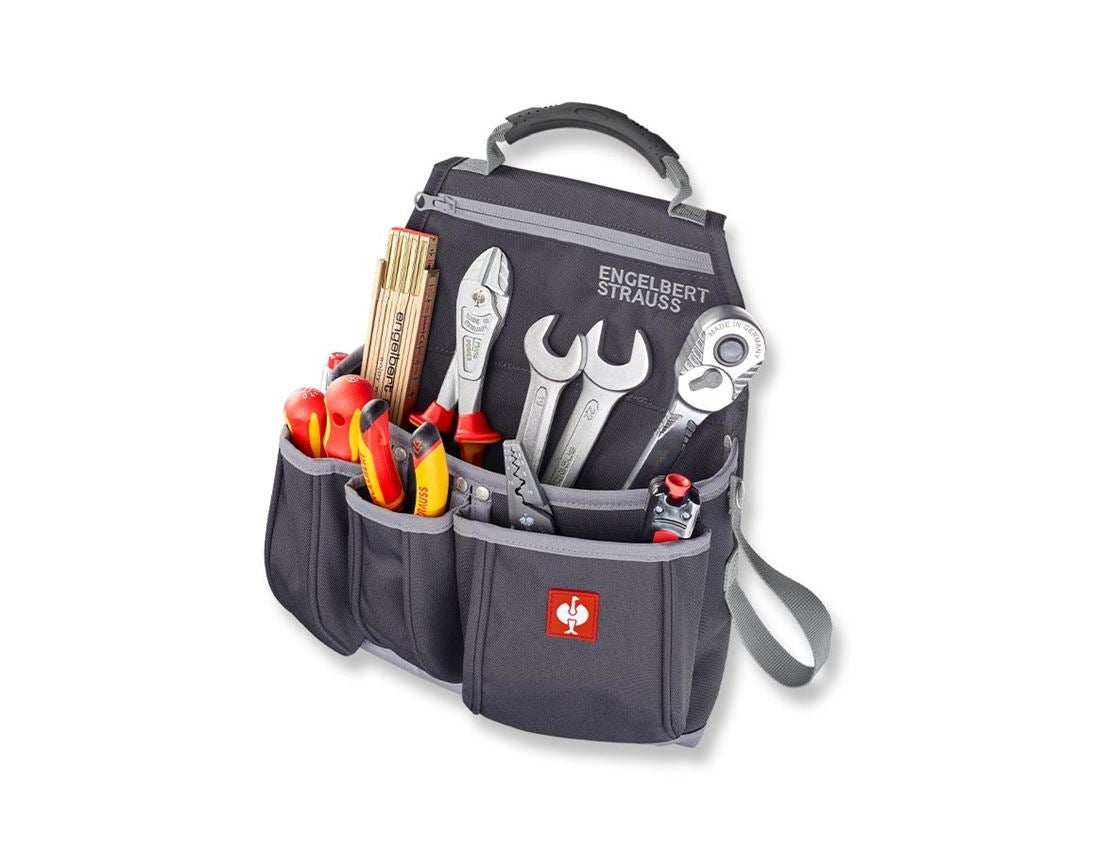 Tool bags: e.s. Tool bag, 4 compartments + anthracite/platinum