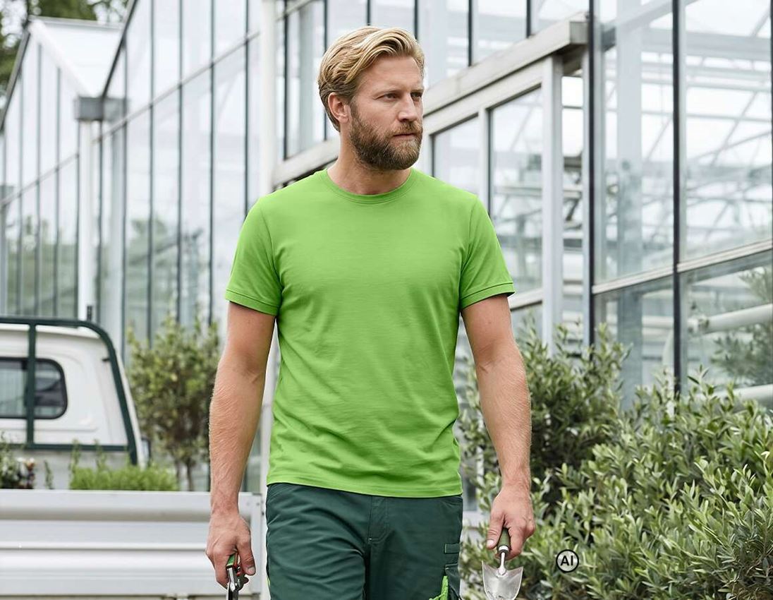 AI-generated / modified - Shirts, Pullover & more: e.s. T-shirt cotton stretch + seagreen