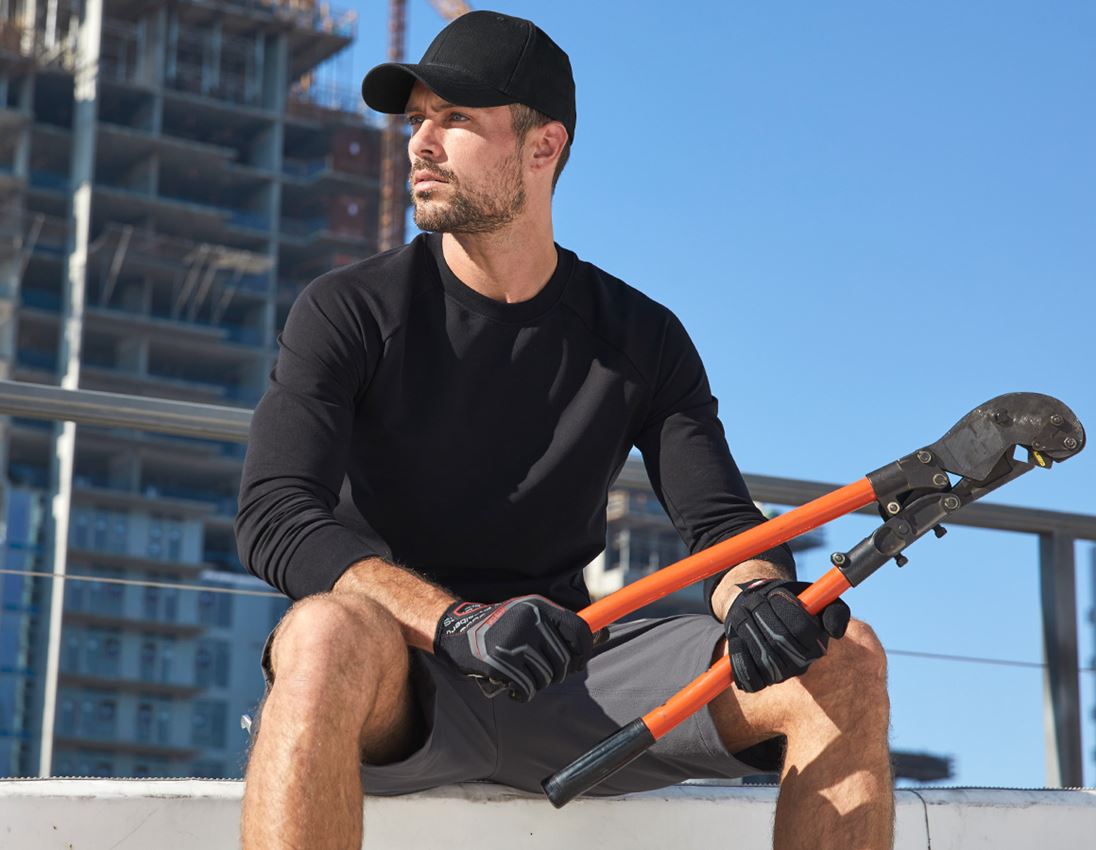 Shirts, Pullover & more: e.s. Sweatshirt cotton stretch + black 3