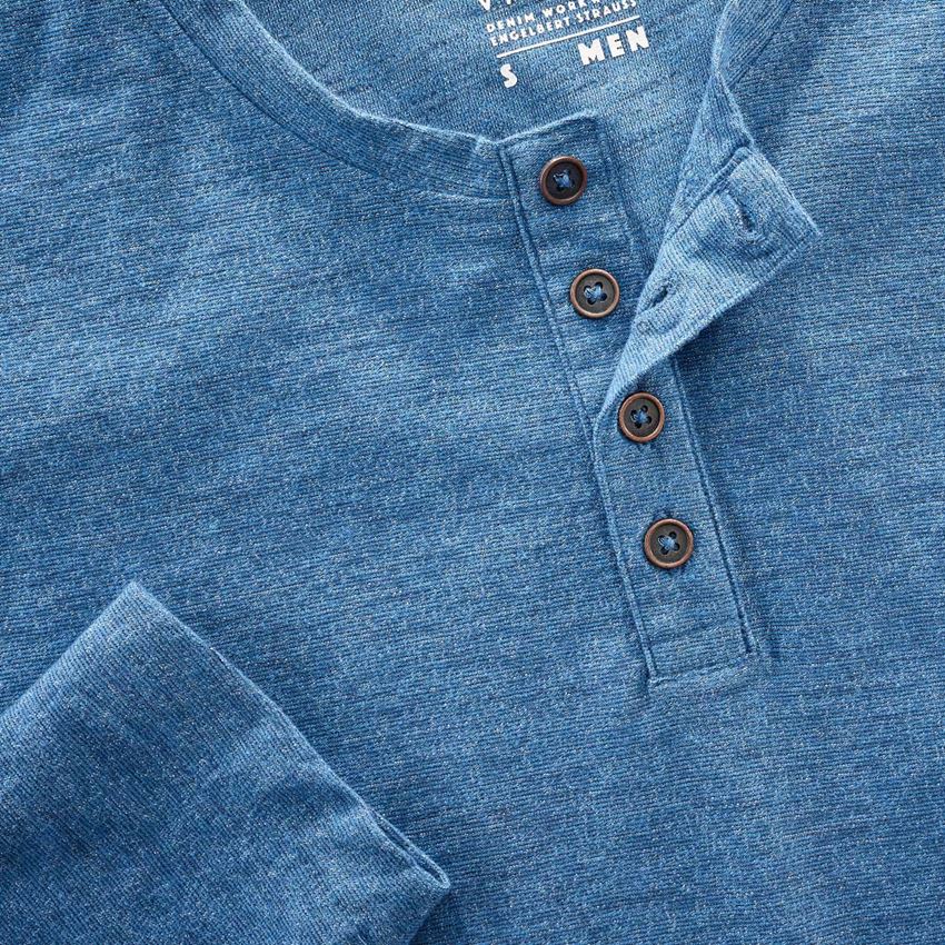 Teman: Longsleeve e.s.vintage + arktisk blå melange 2