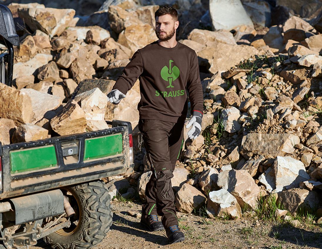 Överdelar: Sweatshirt e.s.motion 2020 + kastanj/sjögrön 1