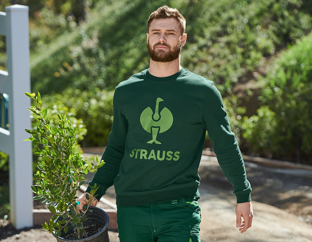 Överdelar: Sweatshirt e.s.motion 2020 + grön/sjögrön 1