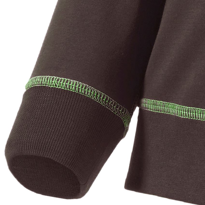 Överdelar: Sweatshirt e.s.motion 2020, barn + kastanj/sjögrön 2