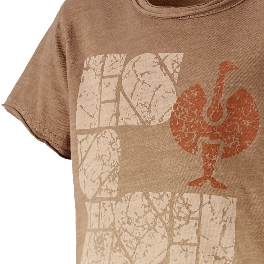 Överdelar: e.s. T-Shirt denim workwear, barn + ljusbrun vintage 2
