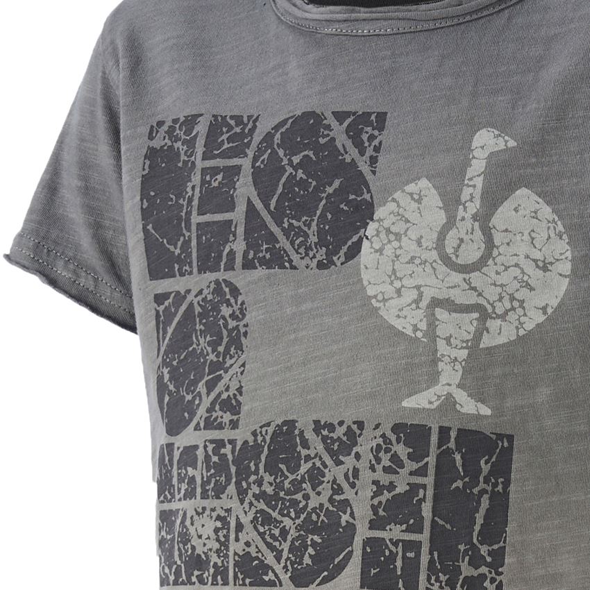 Överdelar: e.s. T-Shirt denim workwear, barn + granit vintage 2