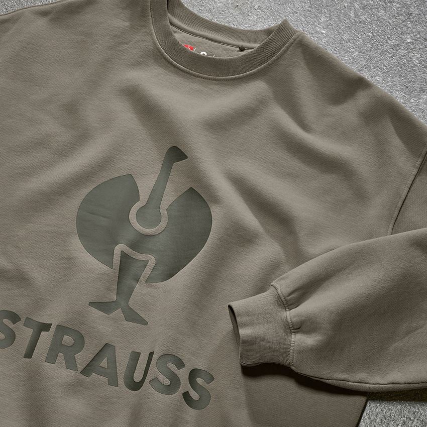 Teman: Oversize sweatshirt e.s.motion ten + mossgrön vintage 2