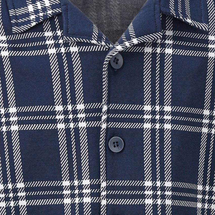 Accessoarer: e.s. rutig pyjamasöverdel, barn + djupblå/vit 2