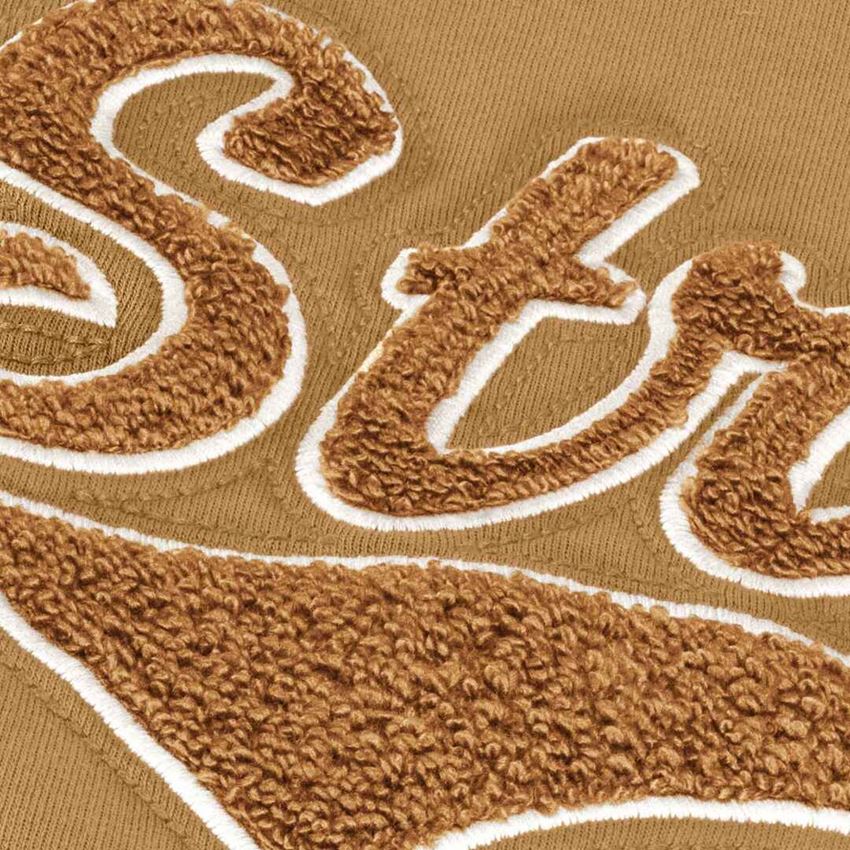 Överdelar: Sweatshirt e.s.e:pic, dam + mandelbrun 2