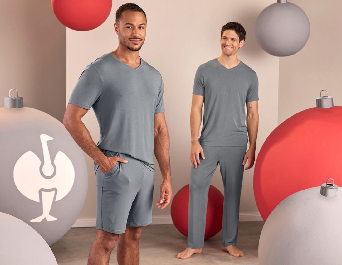 Accessoarer: e.s. modal pyjamas t-shirt + nordicgrå 3