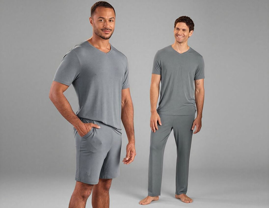 Accessoarer: e.s. modal pyjamas t-shirt + nordicgrå 3