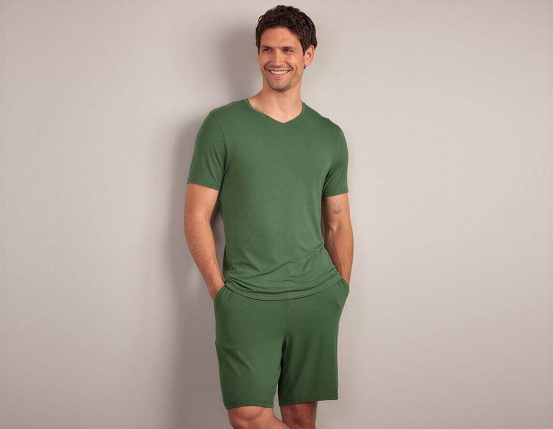 Accessoarer: e.s. modal pyjamas t-shirt + nordicgrön 1