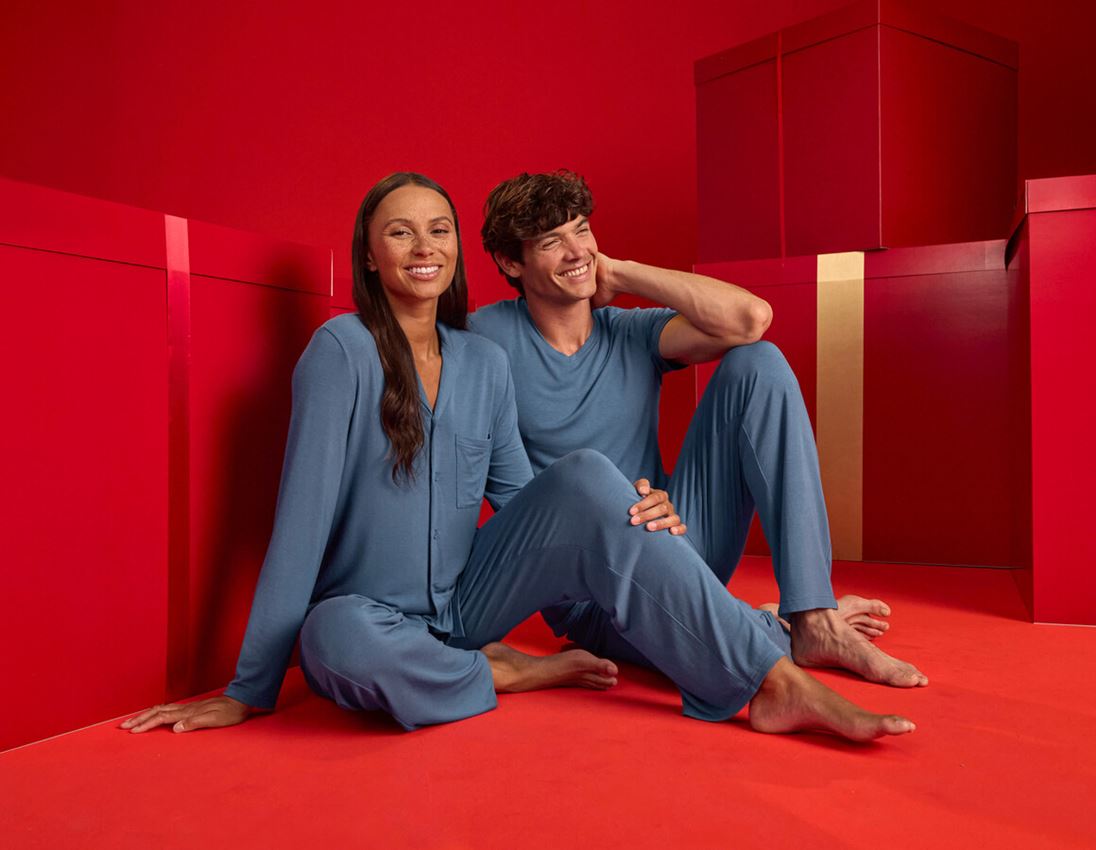 Accessories: e.s. Modal pyjama top, ladies' + nordicblue 1
