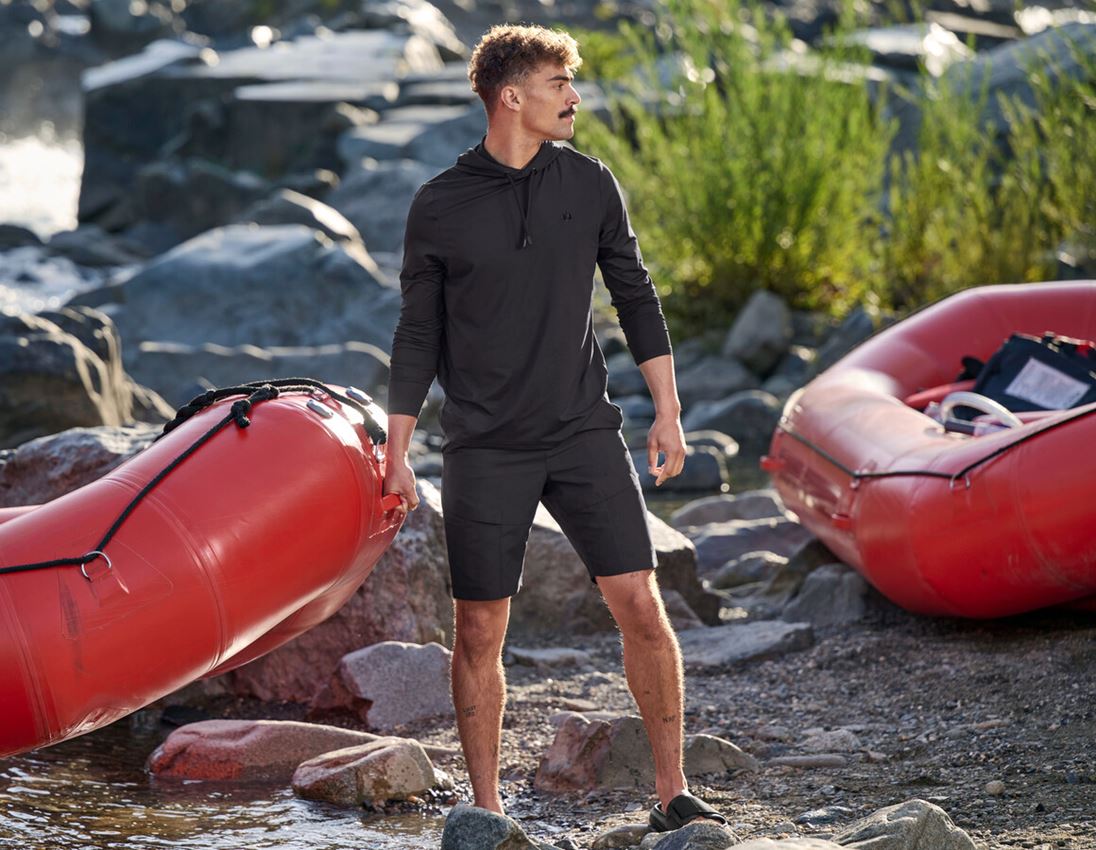 Shirts, Pullover & more: Functional hoody-longsleeve UV e.s.trail + black 2