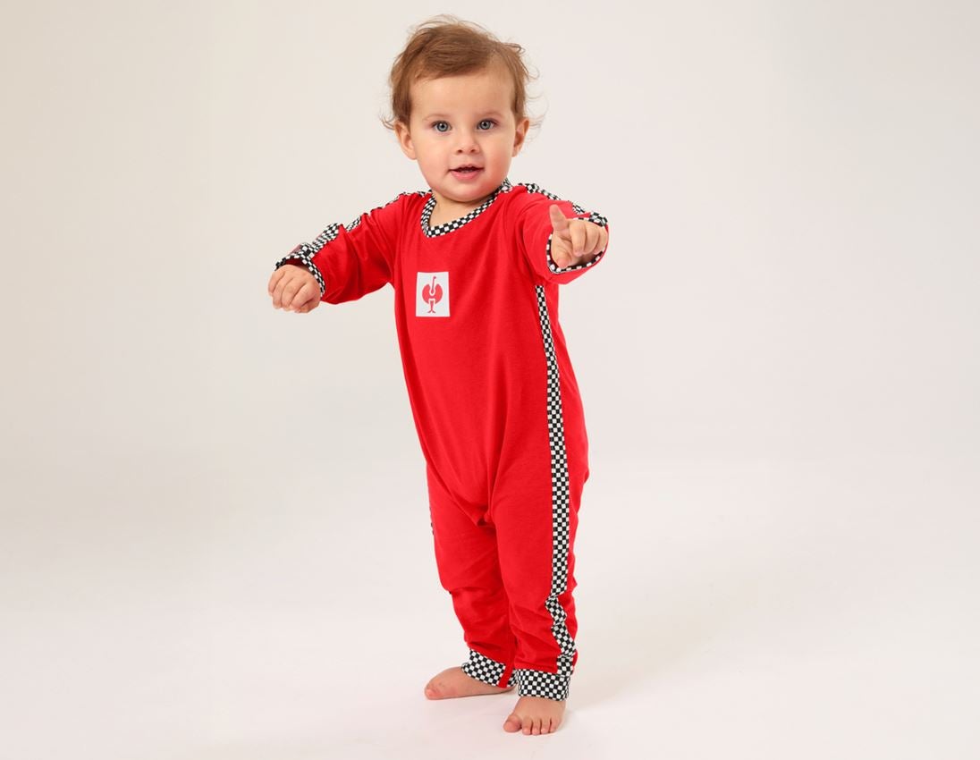 Samarbeten: Mario Kart baby-body + strauss röd