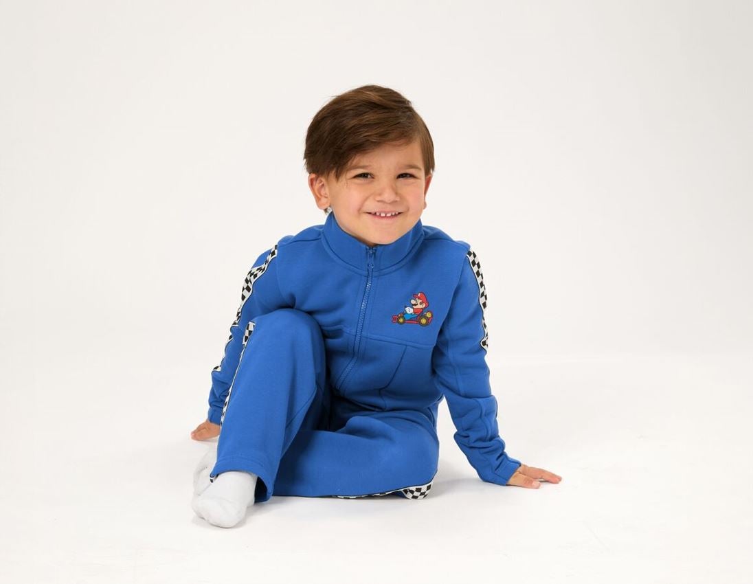 Collaborations: Mario Kart sweat jacket, children's + aurorablue 1