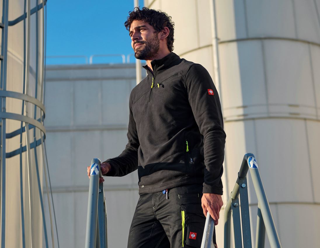 Shirts, Pullover & more: Fleece troyer e.s.motion 2020 + black 2