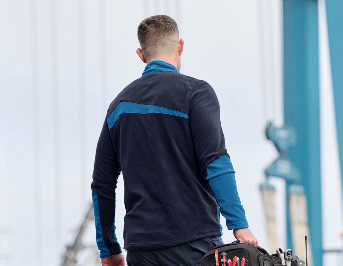 Topics: Fleece troyer e.s.motion 2020 + navy/atoll 1