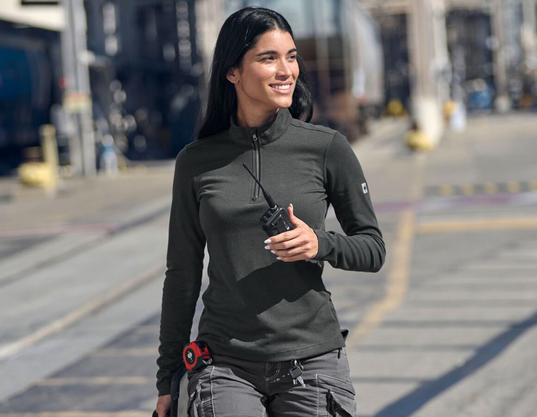 Shirts, Pullover & more: Troyer e.s.vintage, ladies' + black