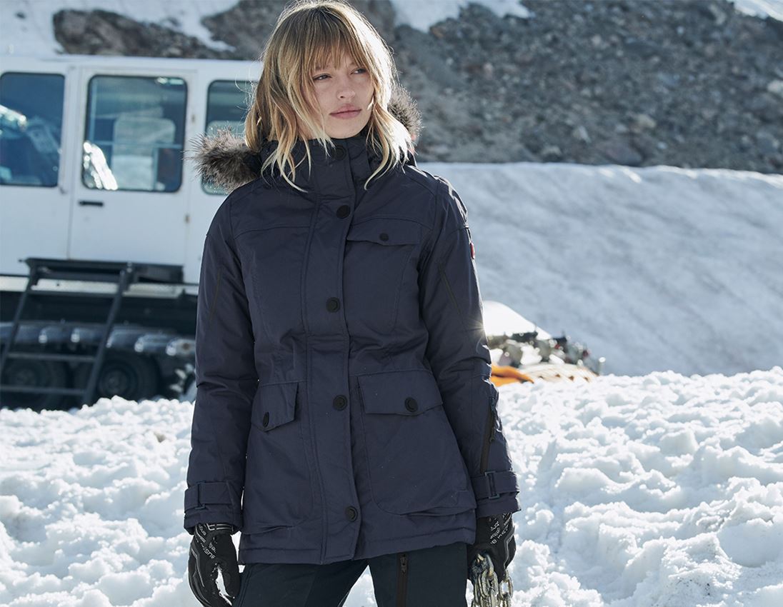 Work Jackets: Winter parka e.s.vision, ladies' + pacific