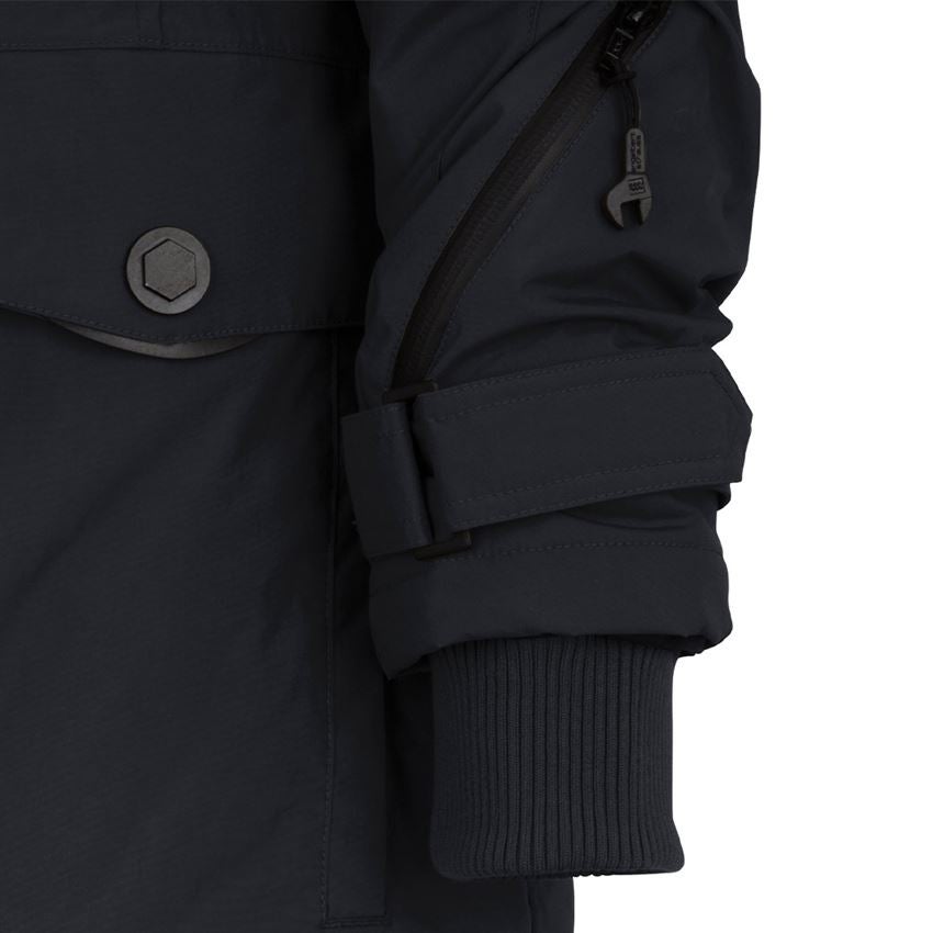Work Jackets: Winter parka e.s.vision, ladies' + black 2